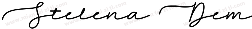 Stelena Demo Script字体转换
